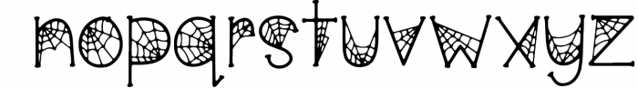 Cobwebs a Spooktacular Font Font LOWERCASE