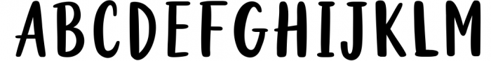 Coffee Crumble - A Handwritten Inky Font OTF TTF 1 Font UPPERCASE
