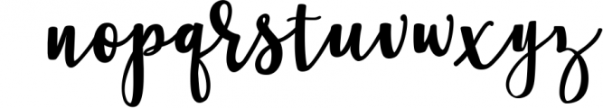 Coffee Shop Script a cursive brush font with lots of extras Font LOWERCASE