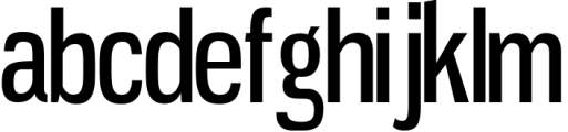 Colorado - Modern Typeface WebFont Font LOWERCASE