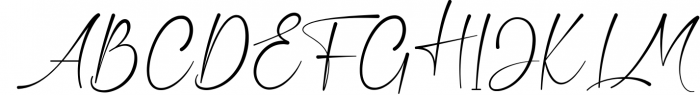 Confidently - Handwritten Script Font Font UPPERCASE