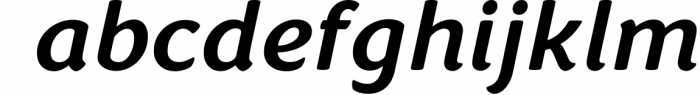 Congenial Italic Medium Font LOWERCASE