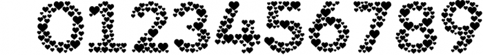 Countless Hearts - A Simple Love Font Font OTHER CHARS