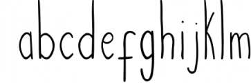 Courtny - a note-taking handwritten font 2 Font LOWERCASE