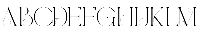 COASTAL COMFORT DEMO REGULAR Font UPPERCASE