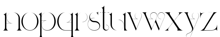 COASTAL COMFORT DEMO REGULAR Font LOWERCASE