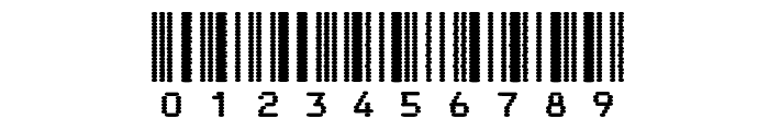 CODE3X D Font OTHER CHARS