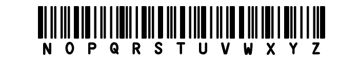 CODE3X Font LOWERCASE