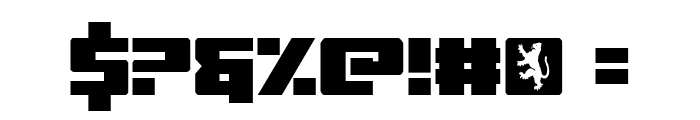 C.O.D.E.R. Condensed Font OTHER CHARS