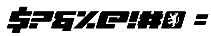 C.O.D.E.R. Italic Font OTHER CHARS