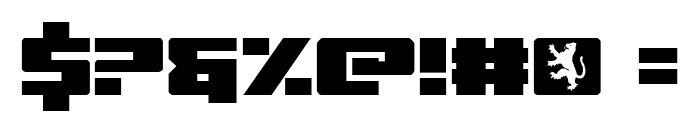 C.O.D.E.R. Regular Font OTHER CHARS