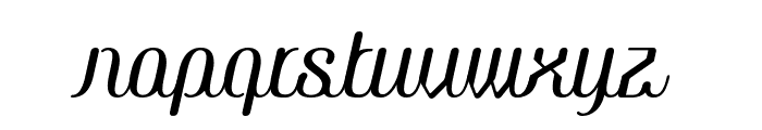 COM4t Ascripta Oblique Font LOWERCASE