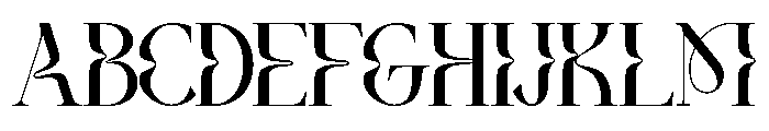 COMFORT ACROSS DEMO REGULAR Font UPPERCASE
