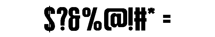 COMVOTA Font OTHER CHARS