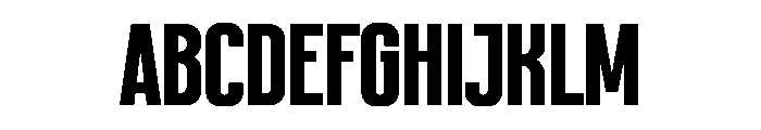 COMVOTA Font UPPERCASE