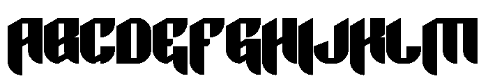 CONFLICTIVO Font UPPERCASE