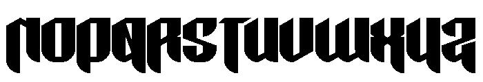 CONFLICTIVO Font UPPERCASE