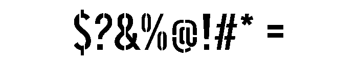 CONTRAMUERTA Font OTHER CHARS
