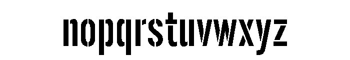 CONTRAMUERTA Font LOWERCASE