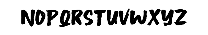 COOLERBRUSH Font LOWERCASE