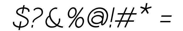 Coamei Italic Font OTHER CHARS