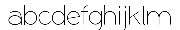 Coamei Light Font LOWERCASE