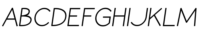 Coamei Regular-Italic Font UPPERCASE