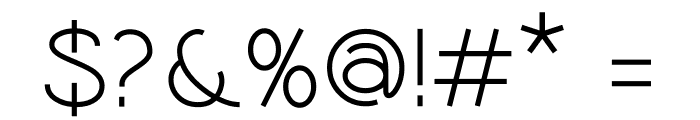 Coamei Regular Font OTHER CHARS