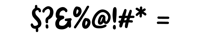 Coarse Coffe Font OTHER CHARS