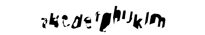 Cobalt Condensed Oblique Font LOWERCASE