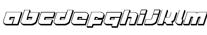Cobalt Corsair 3D Italic FONT