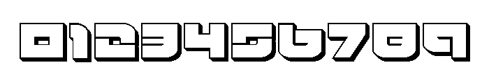 Cobalt Corsair 3D Font OTHER CHARS