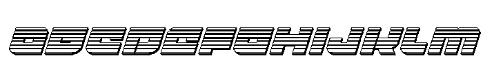 Cobalt Corsair Chrome Italic Font UPPERCASE