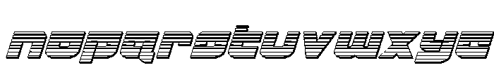 Cobalt Corsair Chrome Italic Font LOWERCASE