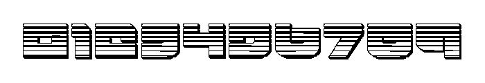 Cobalt Corsair Chrome Font OTHER CHARS