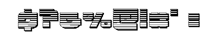 Cobalt Corsair Chrome Font OTHER CHARS