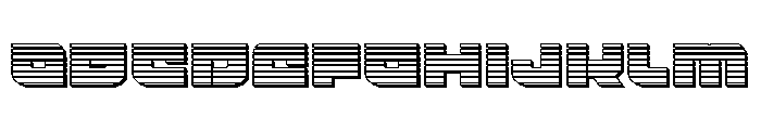 Cobalt Corsair Chrome Font UPPERCASE