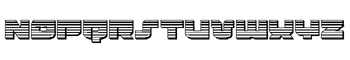 Cobalt Corsair Chrome Font UPPERCASE
