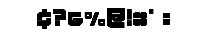 Cobalt Corsair Condensed Font OTHER CHARS