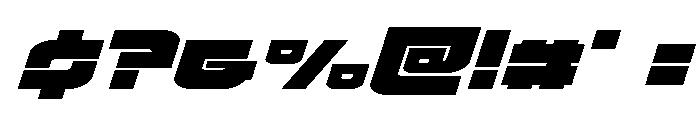 Cobalt Corsair Expanded Italic Font OTHER CHARS