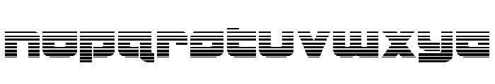 Cobalt Corsair Gradient Font LOWERCASE