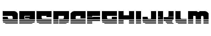Cobalt Corsair Halftone Font UPPERCASE