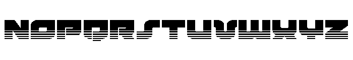 Cobalt Corsair Halftone Font UPPERCASE