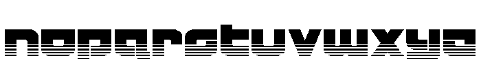 Cobalt Corsair Halftone Font LOWERCASE