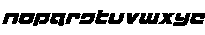 Cobalt Corsair Italic Font LOWERCASE