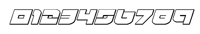 Cobalt Corsair Outline Italic Font OTHER CHARS