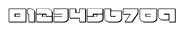 Cobalt Corsair Outline Font OTHER CHARS