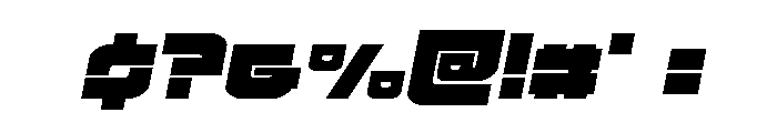 Cobalt Corsair Semi-Italic Font OTHER CHARS