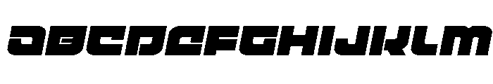Cobalt Corsair Semi-Italic Font UPPERCASE