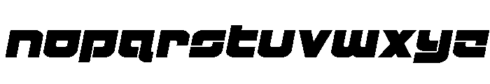 Cobalt Corsair Semi-Italic Font LOWERCASE